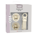 BIBS Colour Pacifier & Loop Clip Gift Set, Size 1