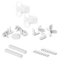 White Safety Bundle, 54 Piece Set