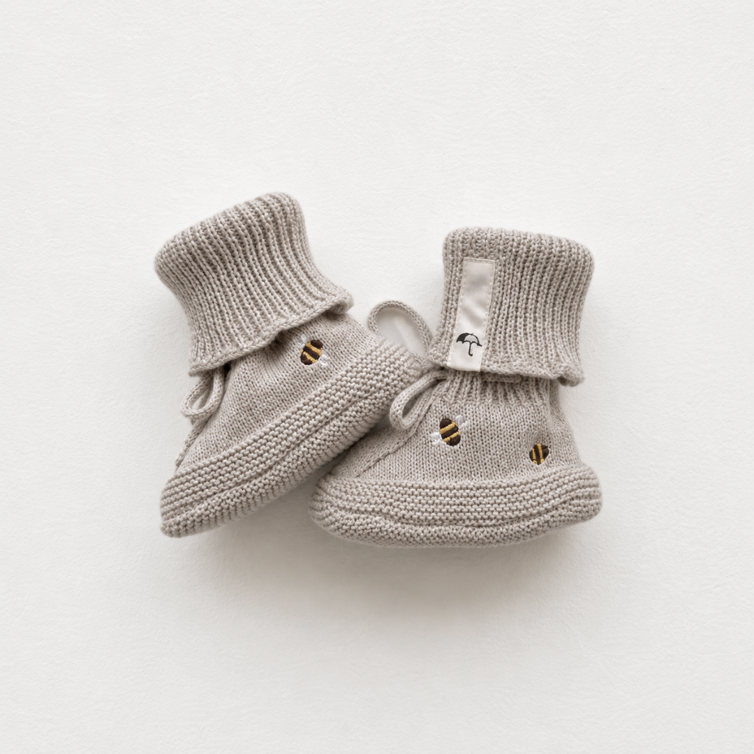 Baby Booties - Honey Beee