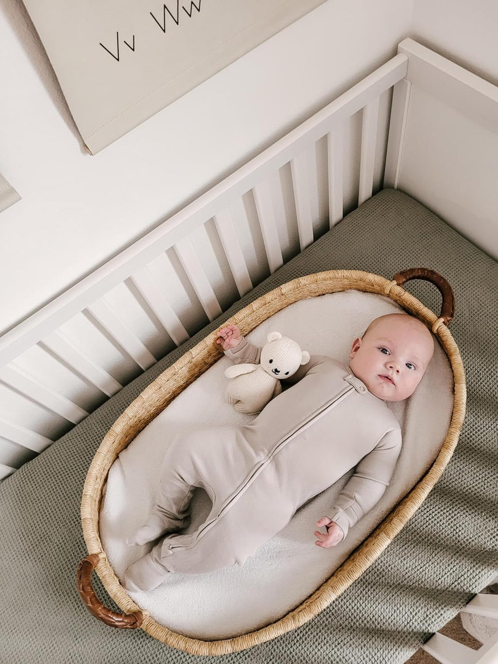 Light Gray | Organic Zipper Footie