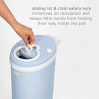 Cloudy Blue Diaper Pail