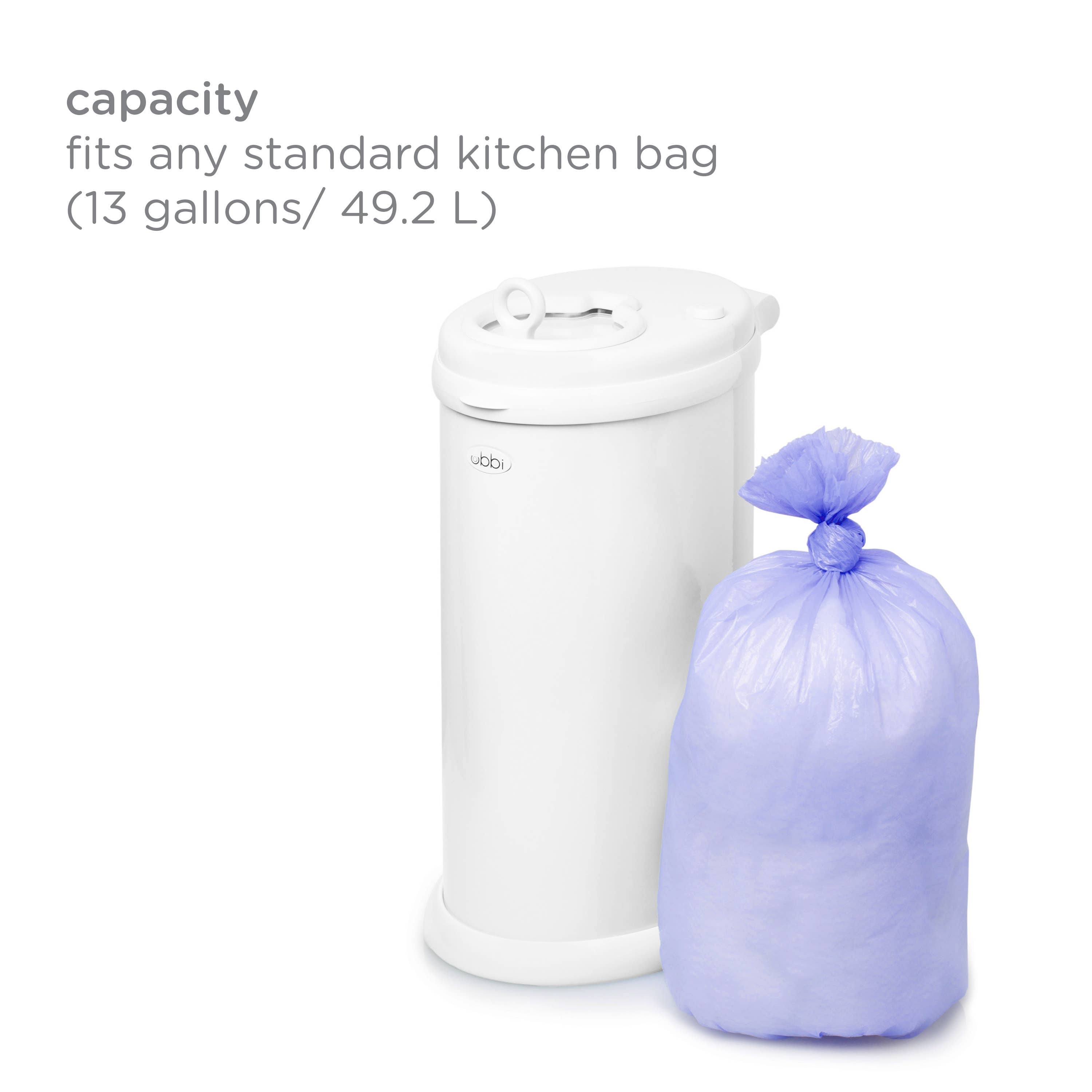 Baby Diaper Pail Plastic Waste Bags, 25 Count