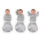 Organic Omni Swaddle Sack, Heathered Gray
