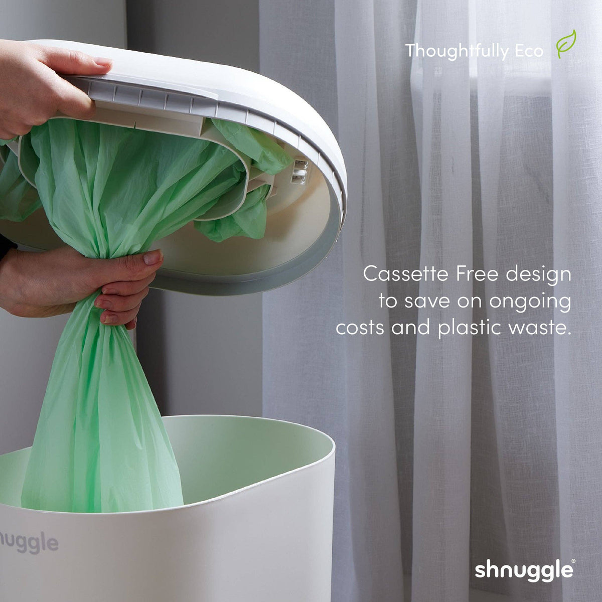 Changing Essentials Kit: Shnuggle Changing Mat + Diaper Pail + Liners