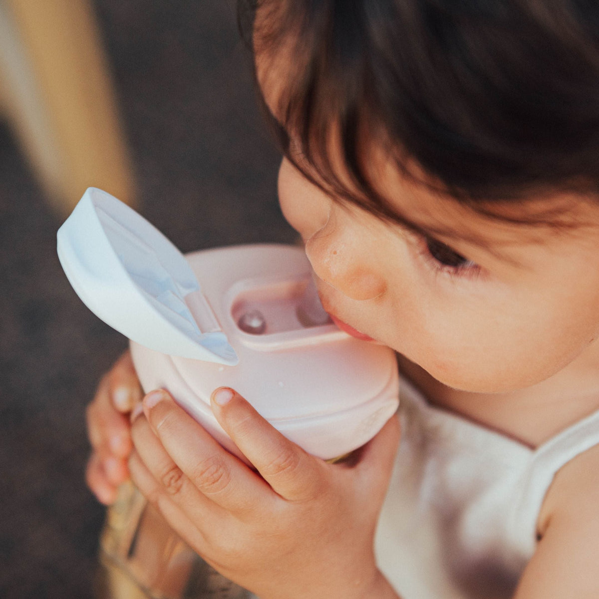 Hegen PPSU Straw Cup - 9 Months Plus - 330ml/11oz - Grey