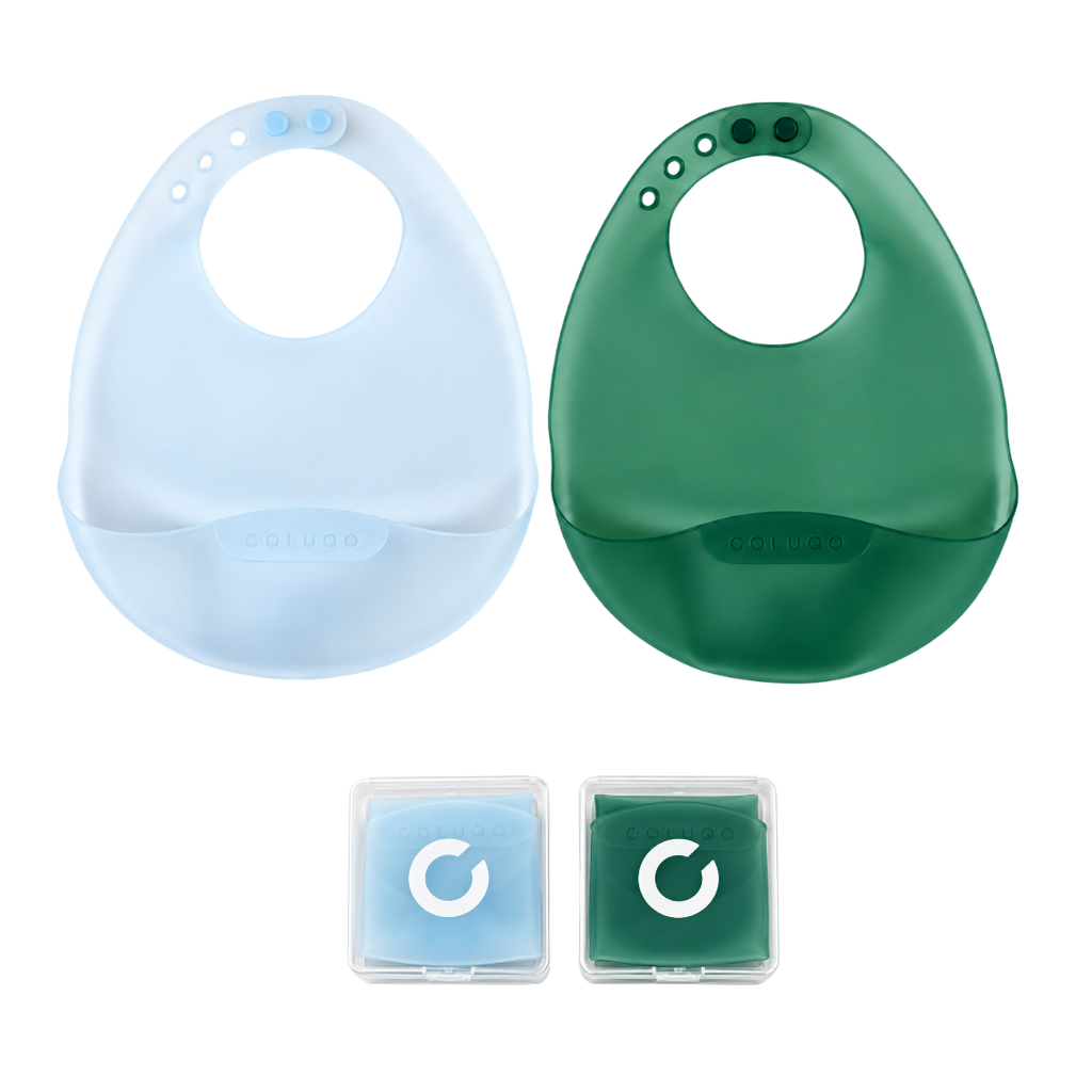 Colugo Fold and Go Silicone Bib 2 Pack