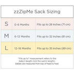 Soft Fleece zzZipMe Sack, 2-Way Zipper, Hedgehog, Black