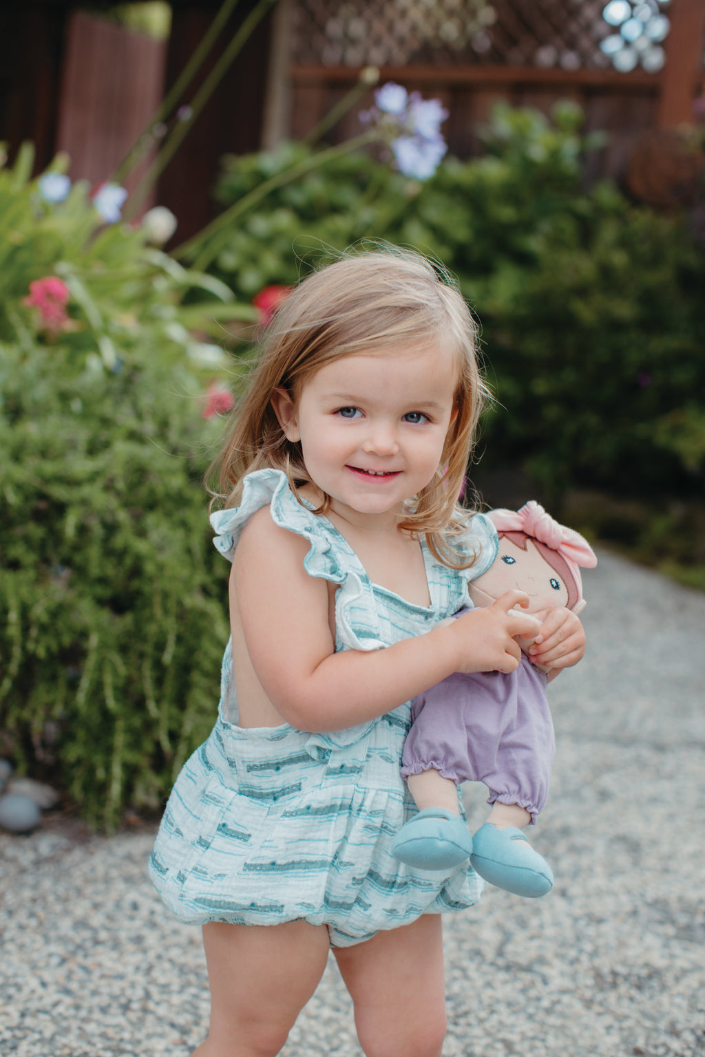 Muslin Flutter Sleeve Romper