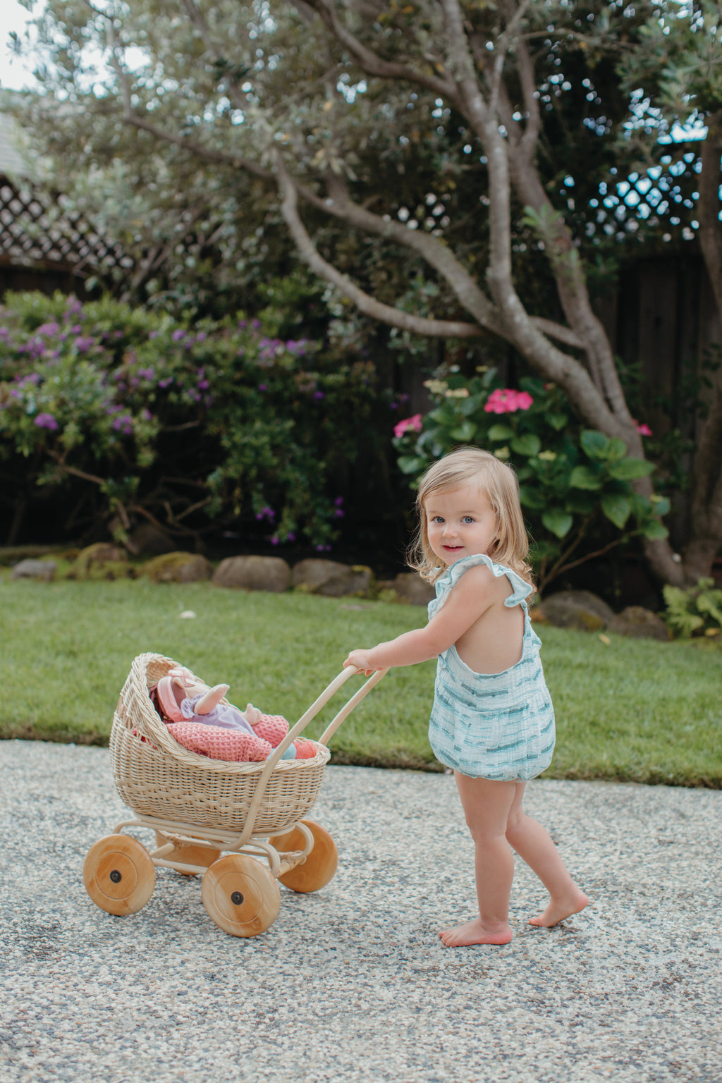 Muslin Flutter Sleeve Romper