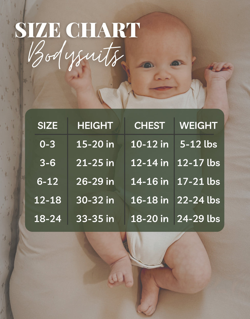 Reindeer Organic Baby Bodysuit Long Sleeve