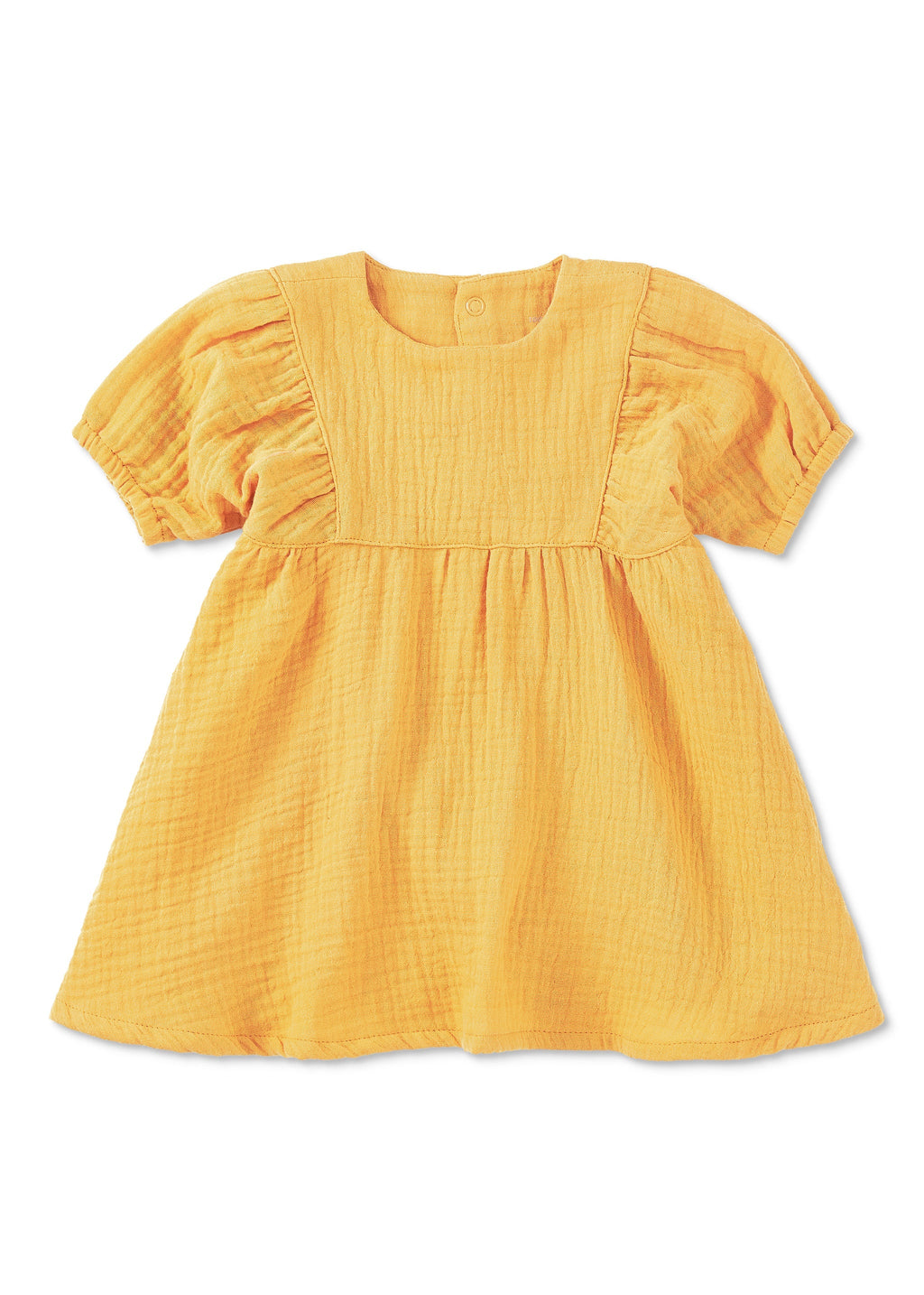Dress with Puff Sleeves