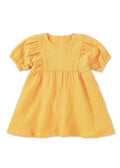Dress with Puff Sleeves
