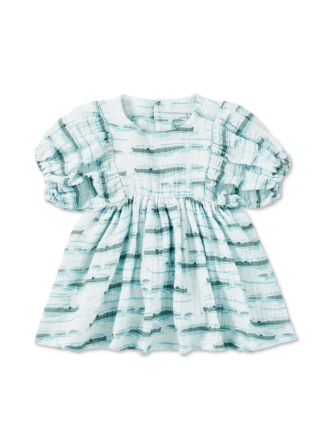 Dress with Puff Sleeves