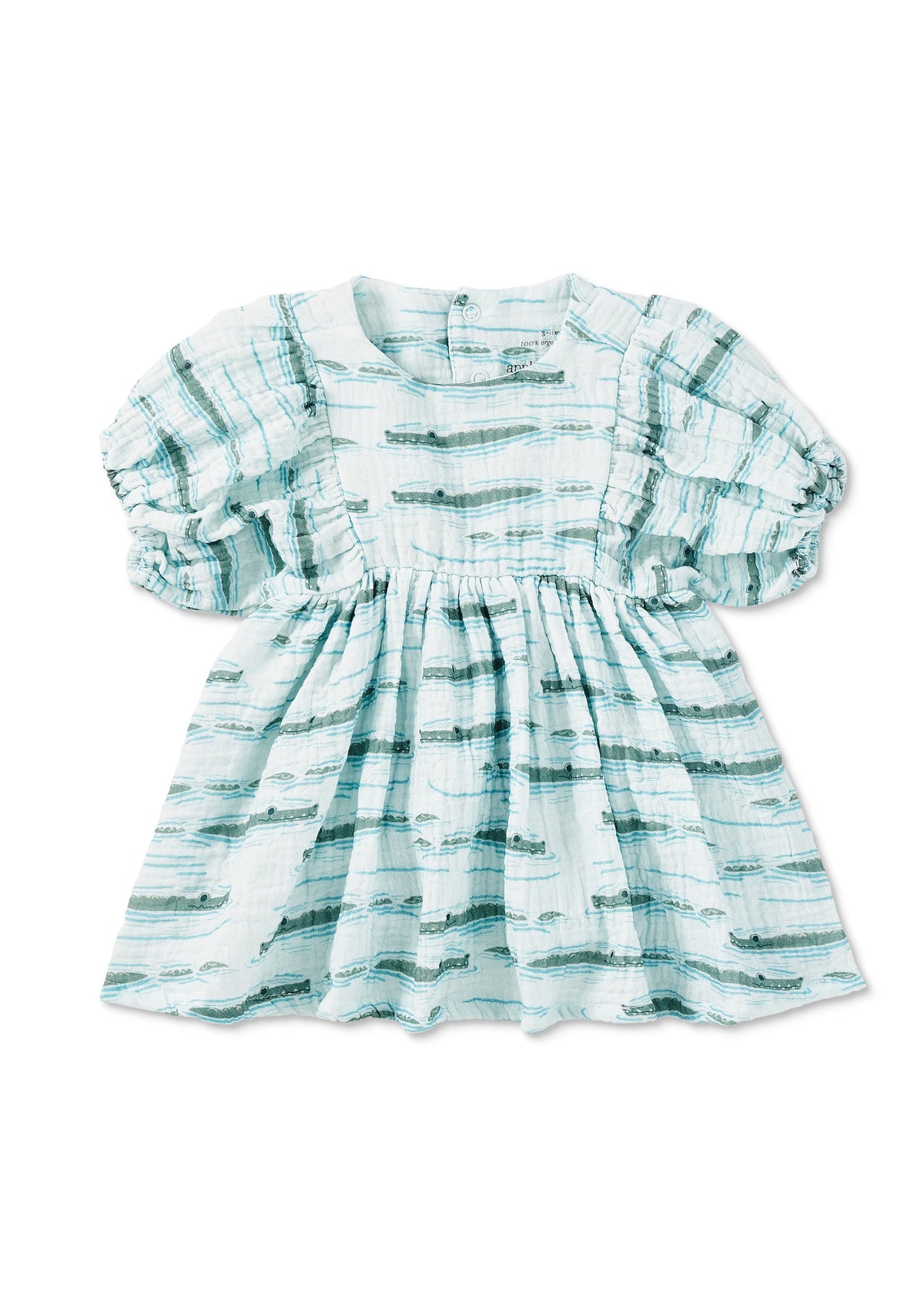 Dress with Puff Sleeves