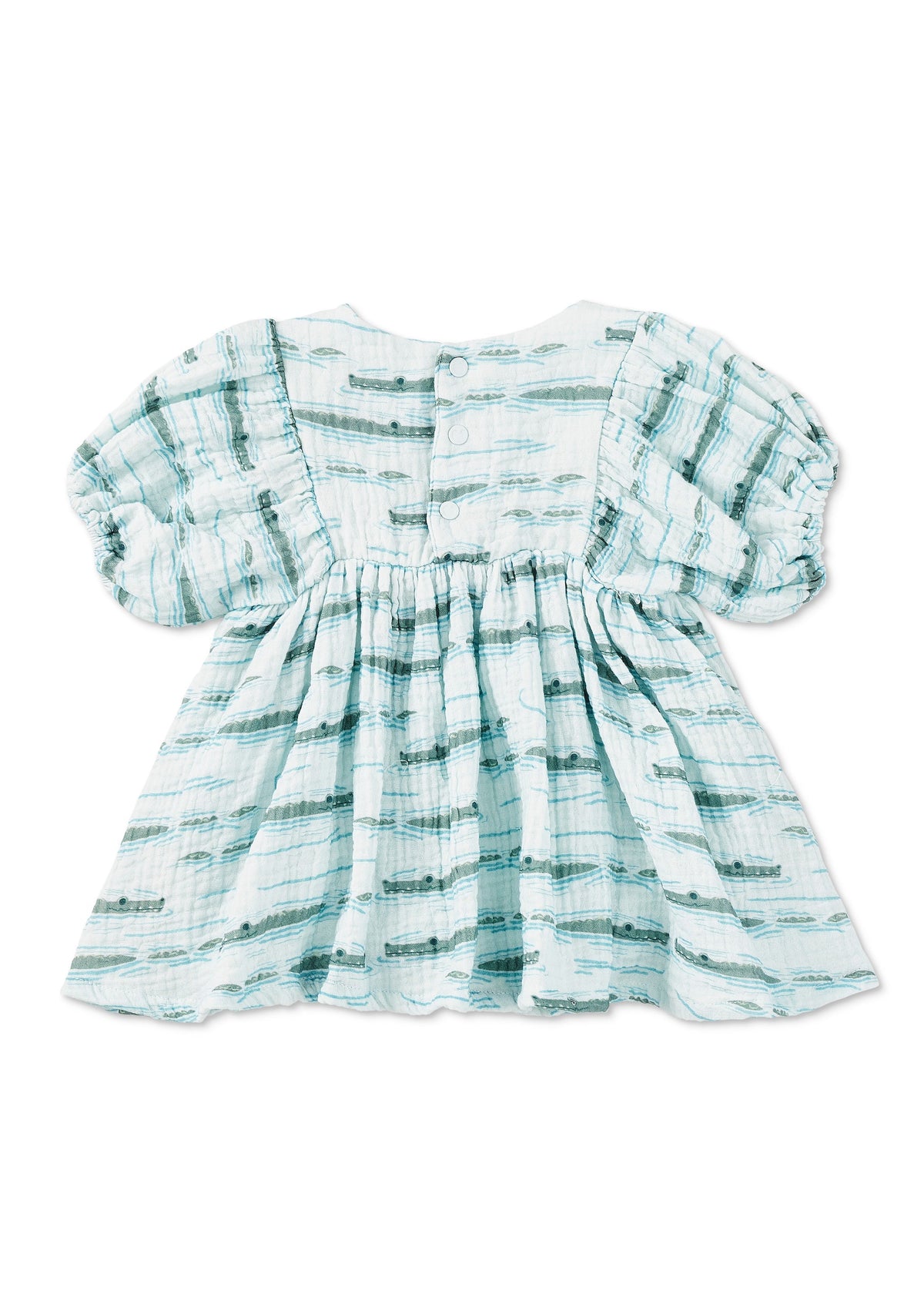 Dress with Puff Sleeves
