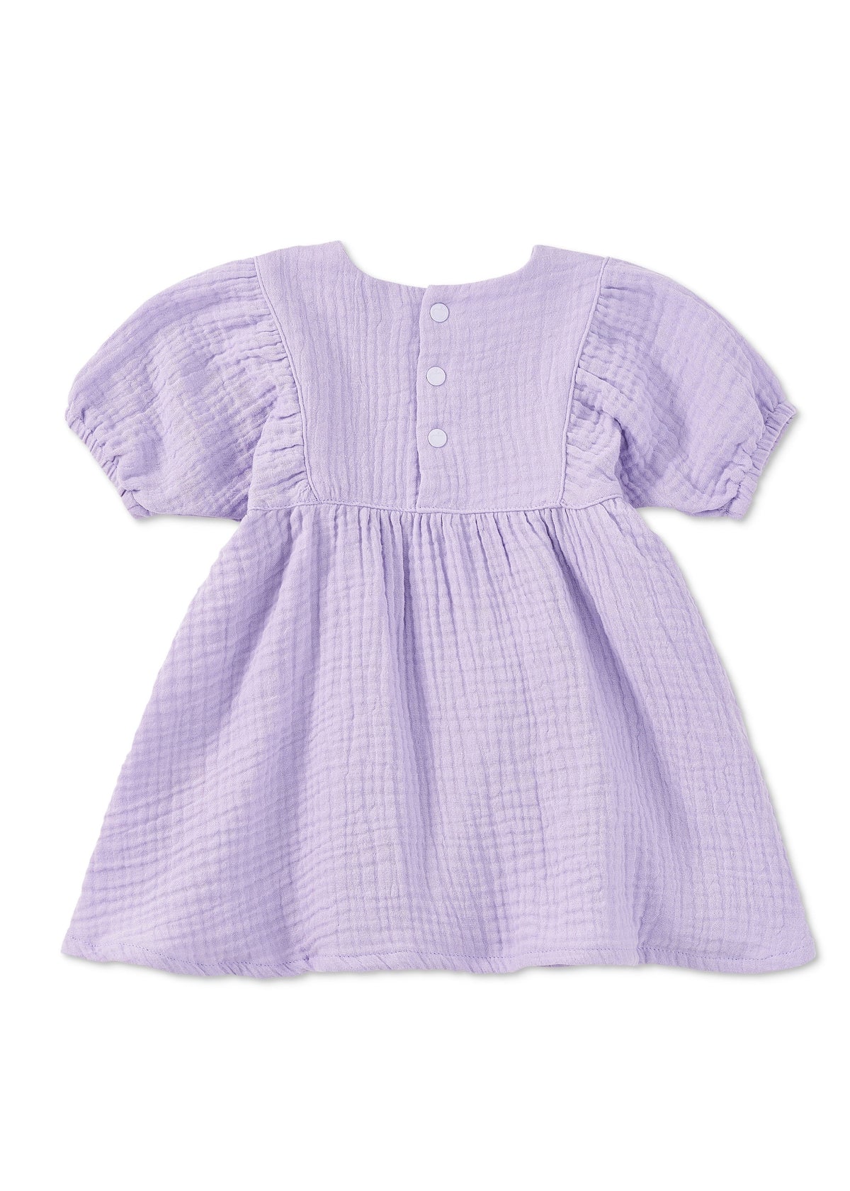 Dress with Puff Sleeves