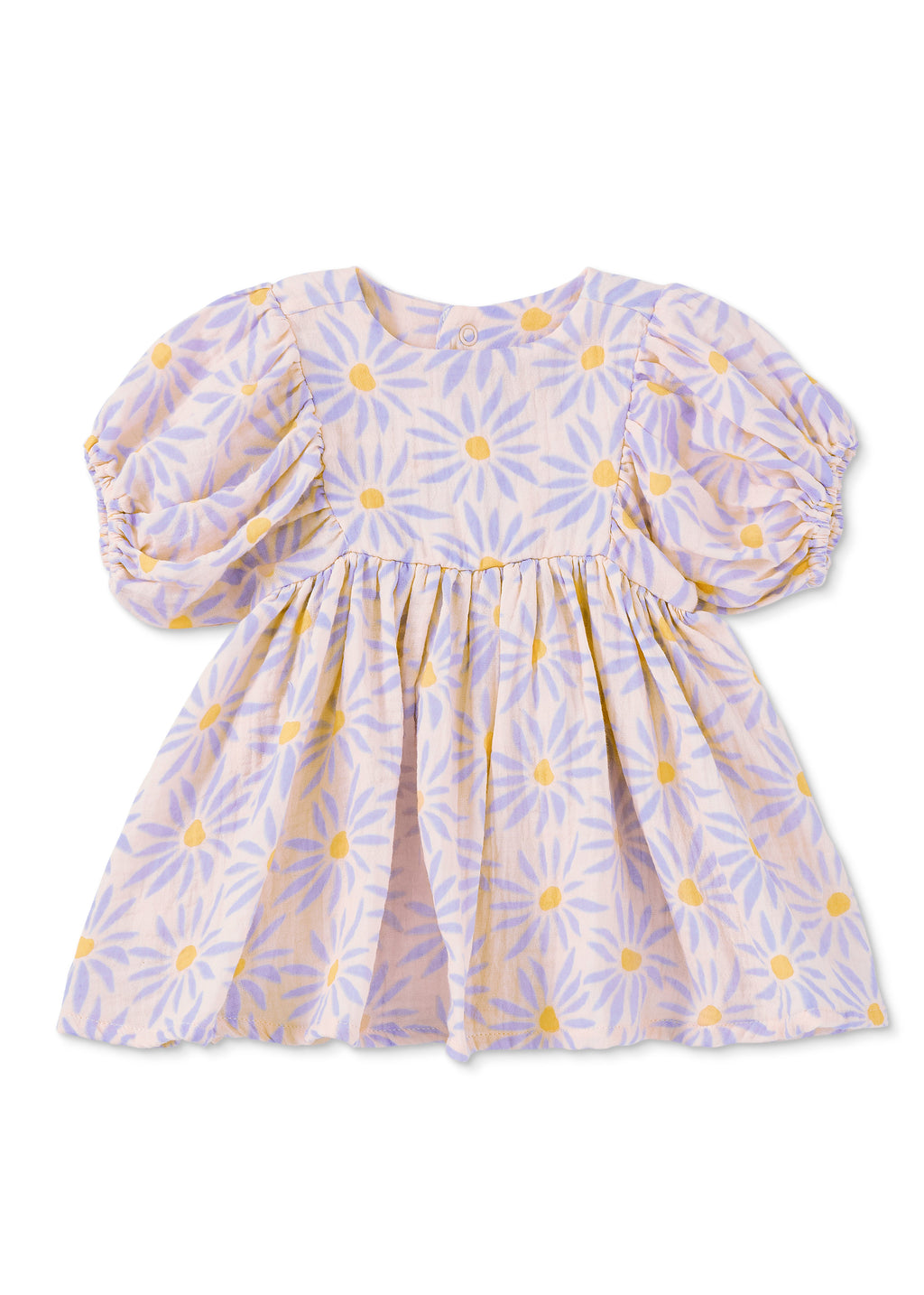 Dress with Puff Sleeves