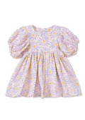 Dress with Puff Sleeves
