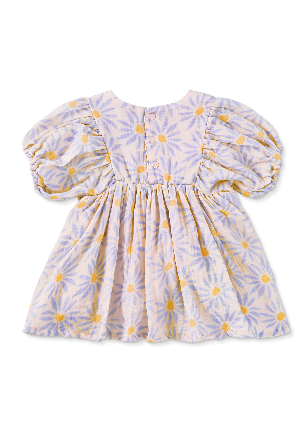 Dress with Puff Sleeves