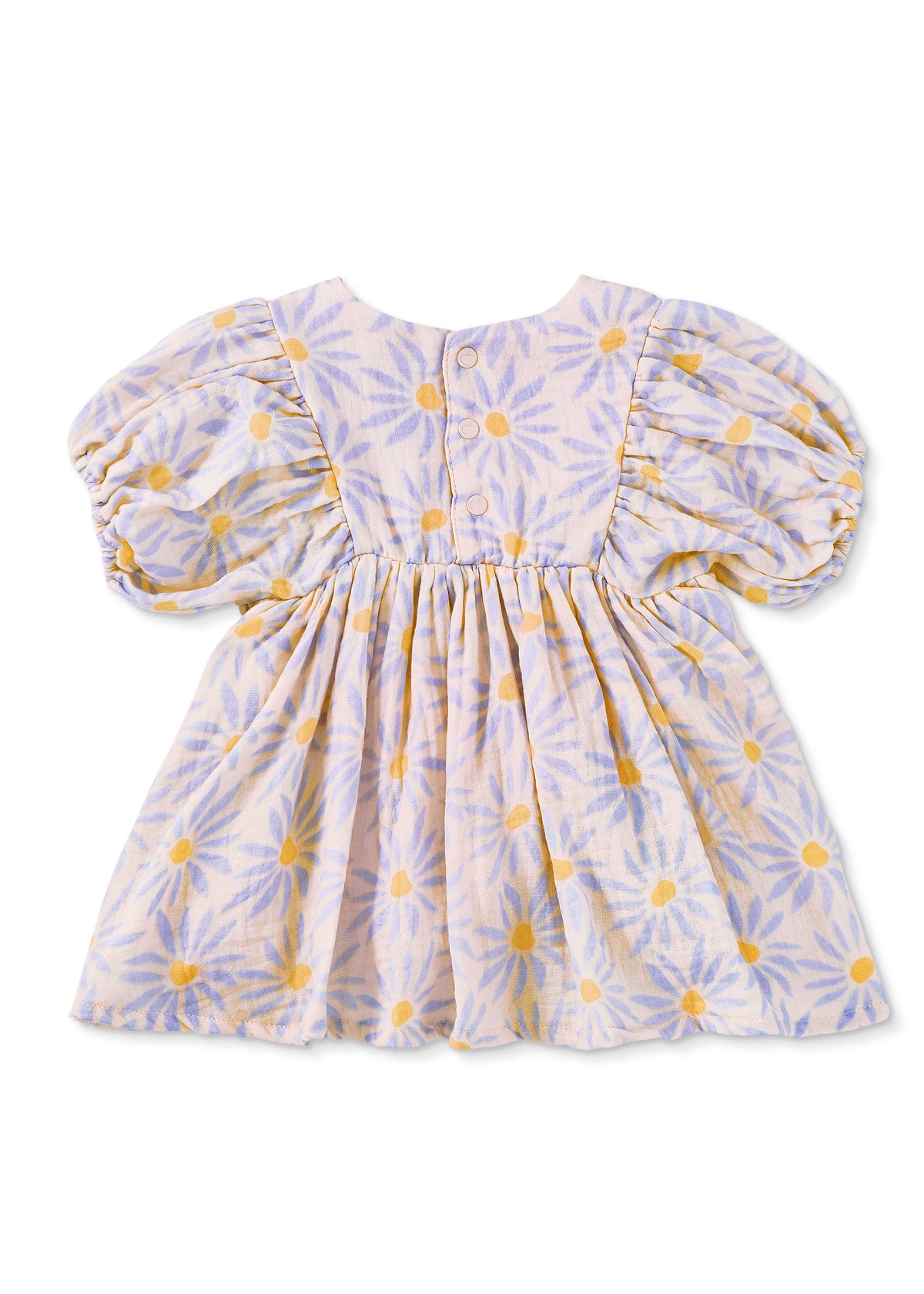 Dress with Puff Sleeves
