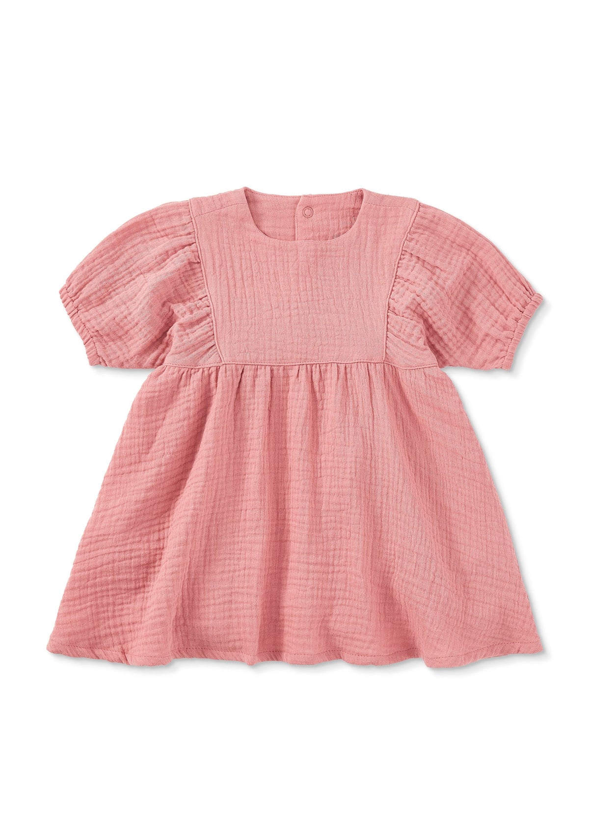 Dress with Puff Sleeves