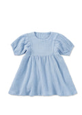 Dress with Puff Sleeves