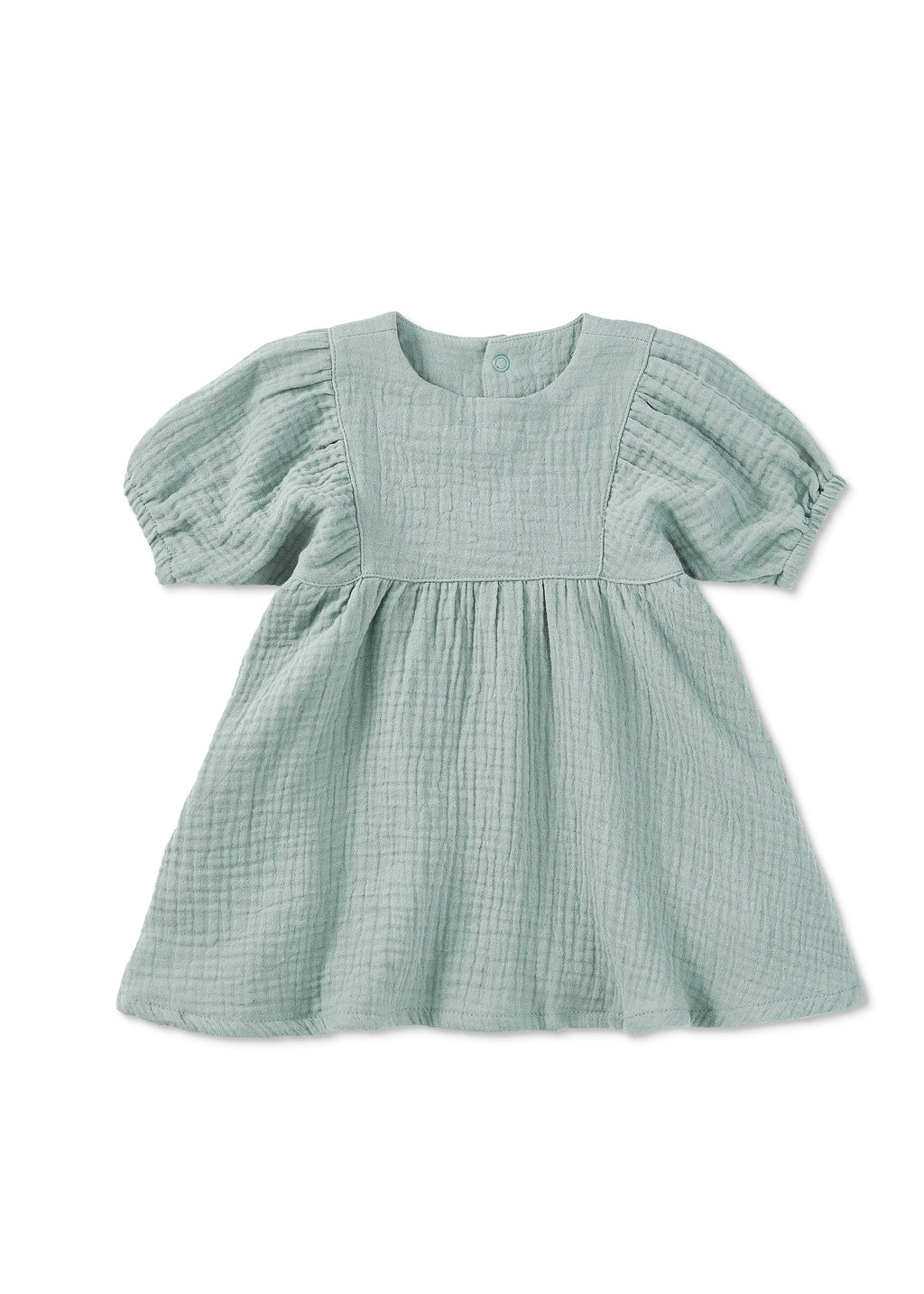 Dress with Puff Sleeves