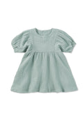 Dress with Puff Sleeves
