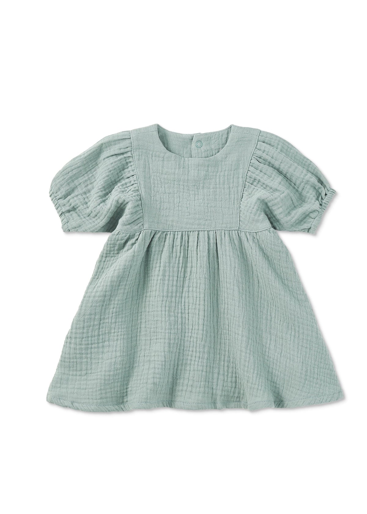 Dress with Puff Sleeves