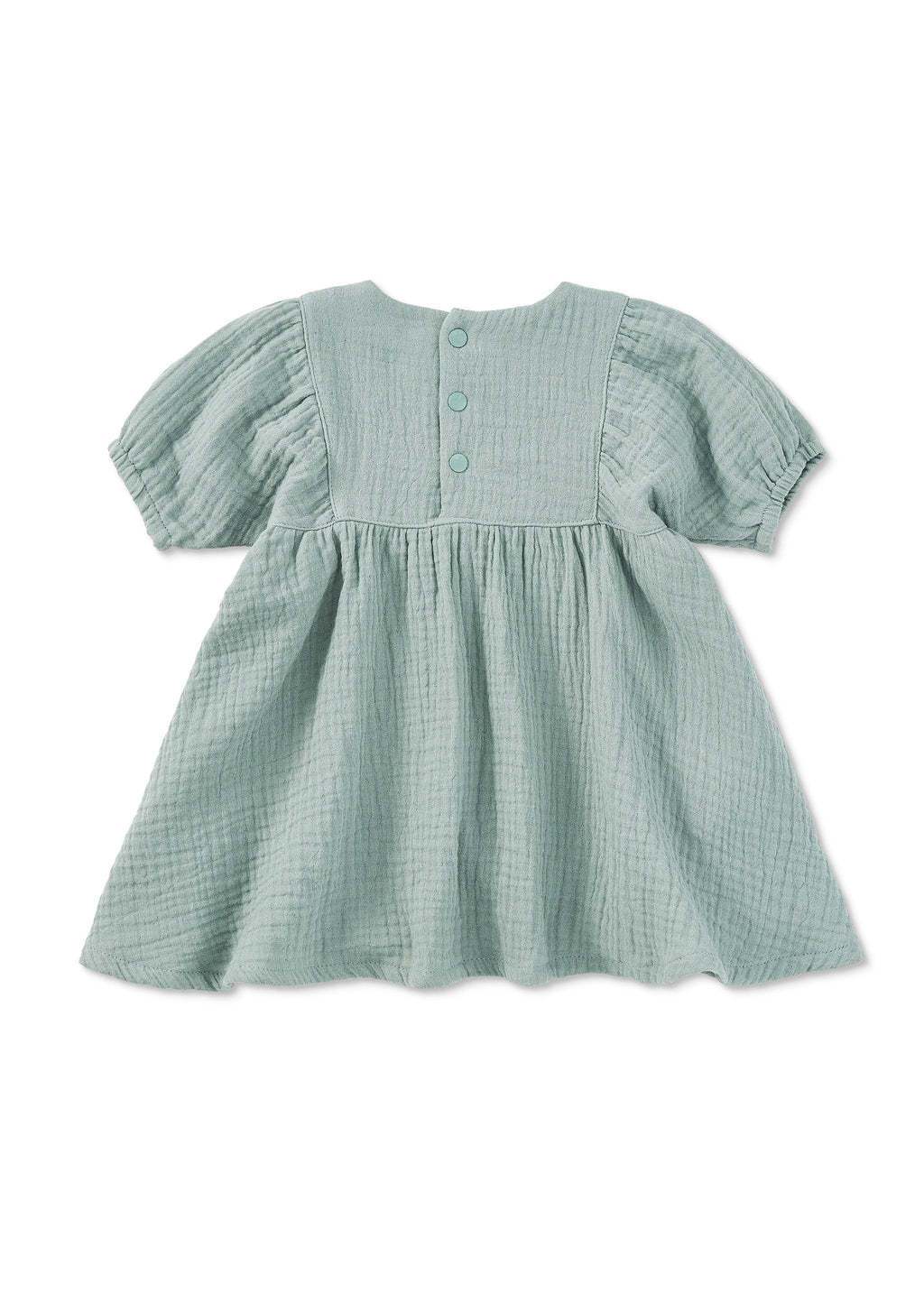 Dress with Puff Sleeves