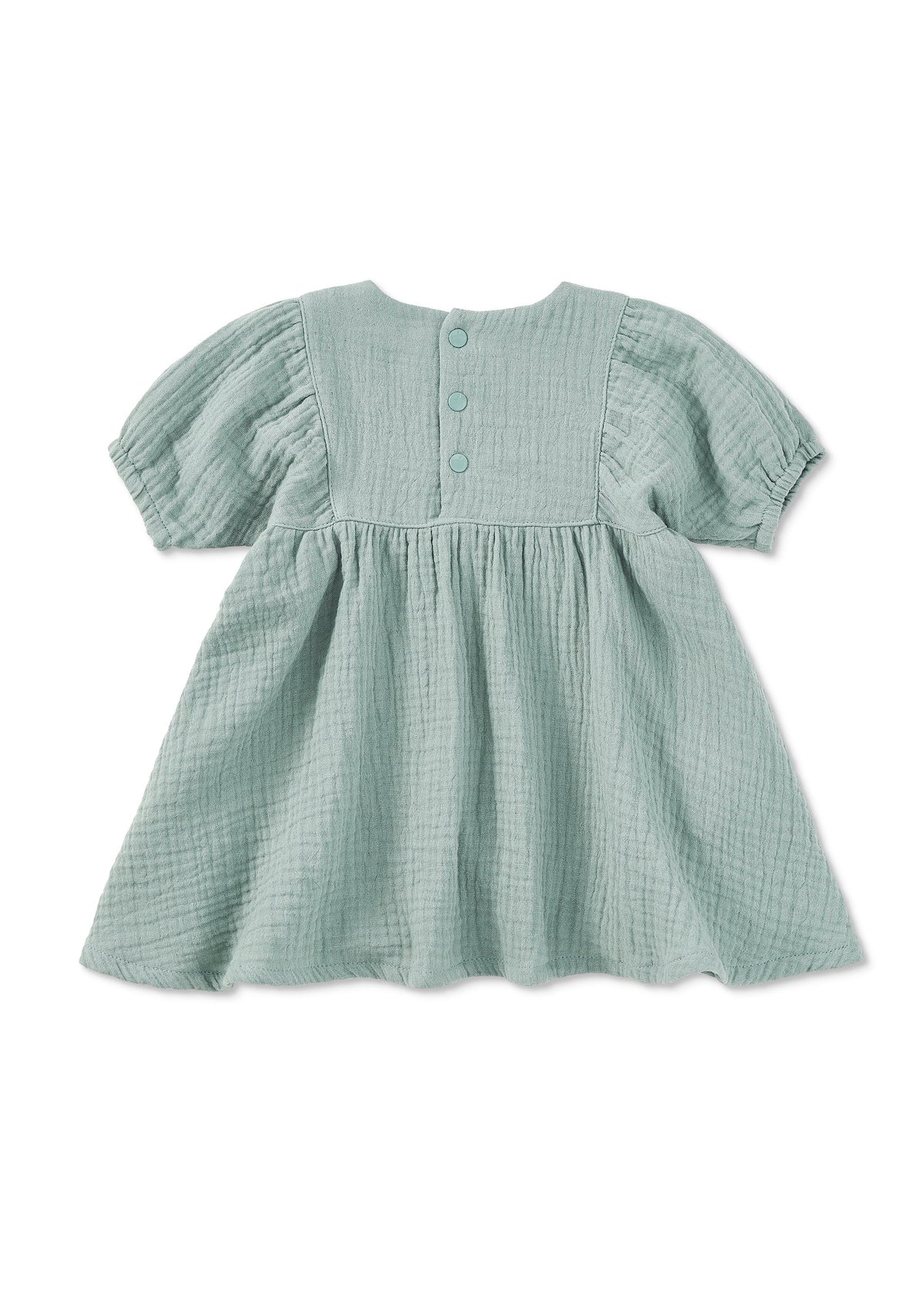 Dress with Puff Sleeves