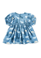 Dress with Puff Sleeves