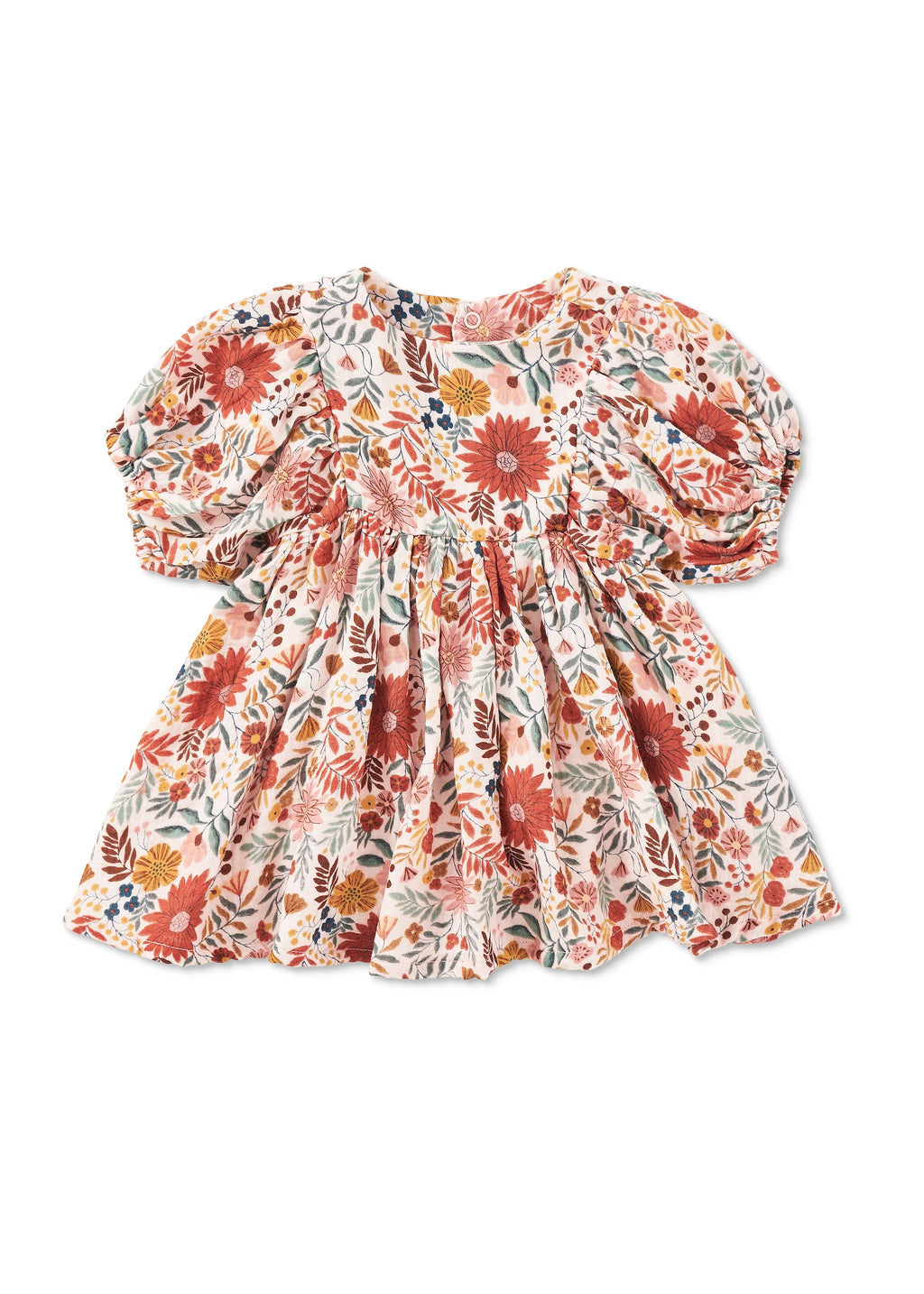 Dress with Puff Sleeves
