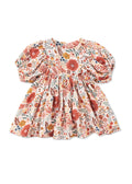 Dress with Puff Sleeves