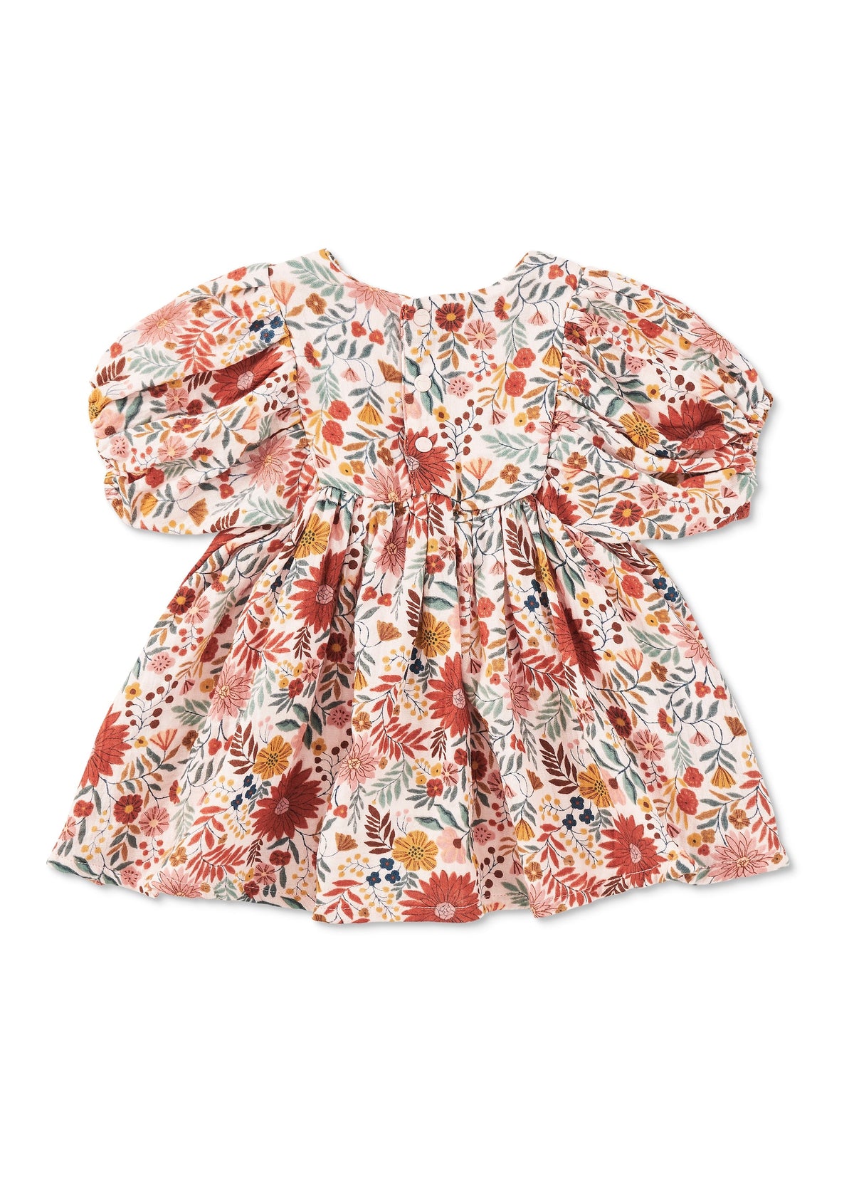 Dress with Puff Sleeves