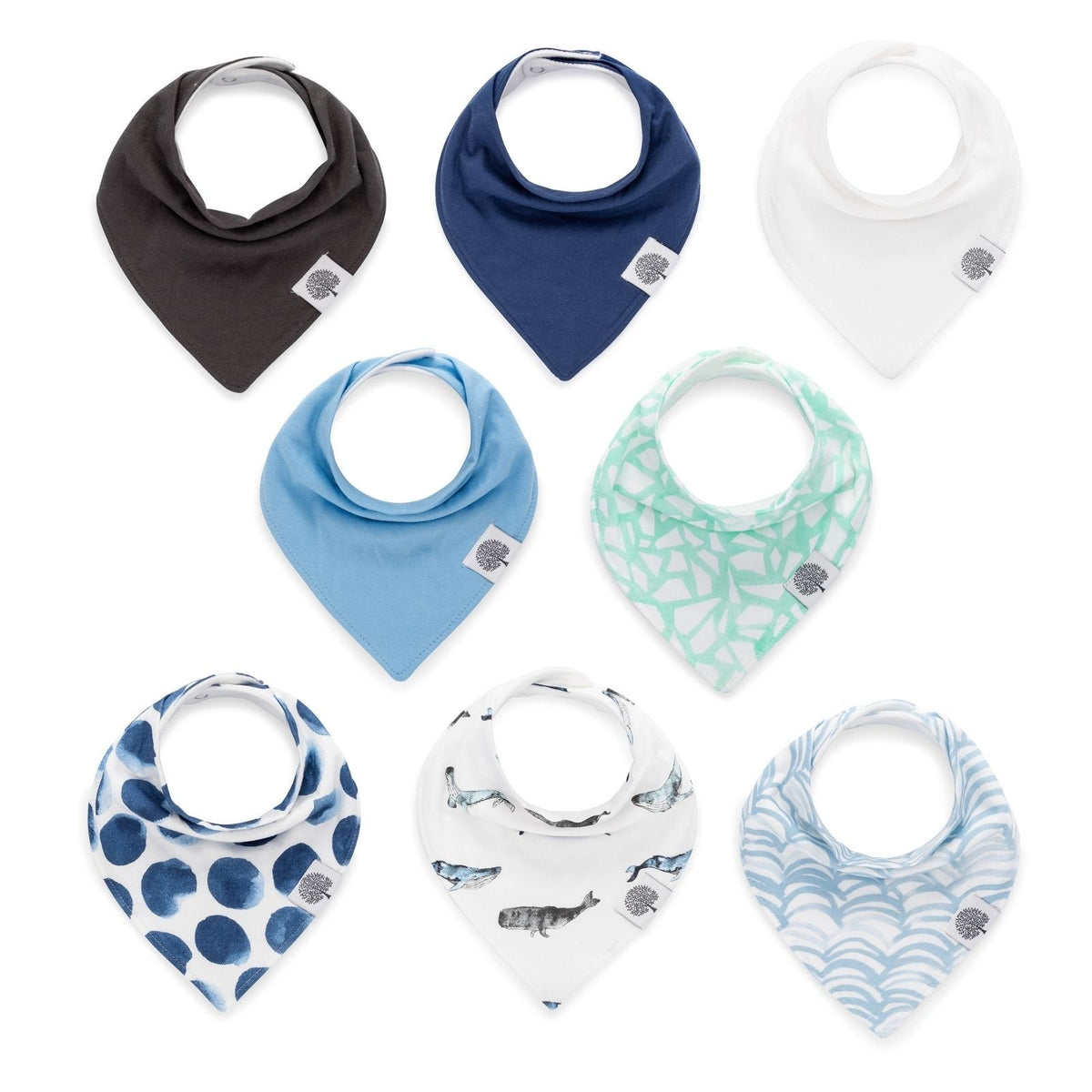 Set de baberos tipo bandana Arctic (paquete de 8)