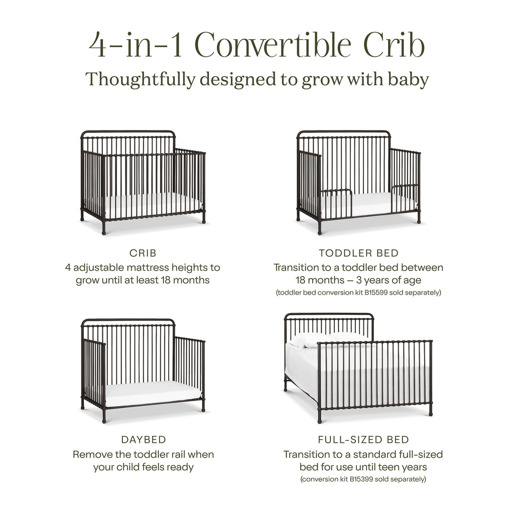 Winston 4-in-1 Convertible Crib
