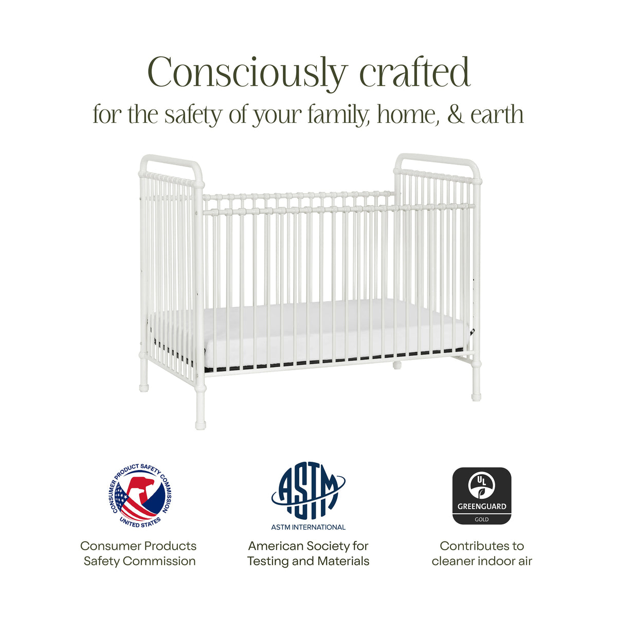 Abigail 3-in-1 Convertible Crib