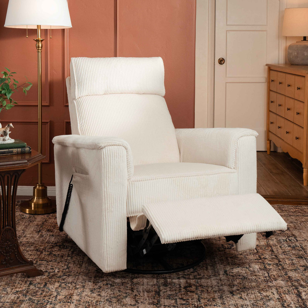 Willa Deluxe Power Recliner and Swivel Glider with Heat and Massage