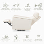 Willa Deluxe Power Recliner and Swivel Glider with Heat and Massage