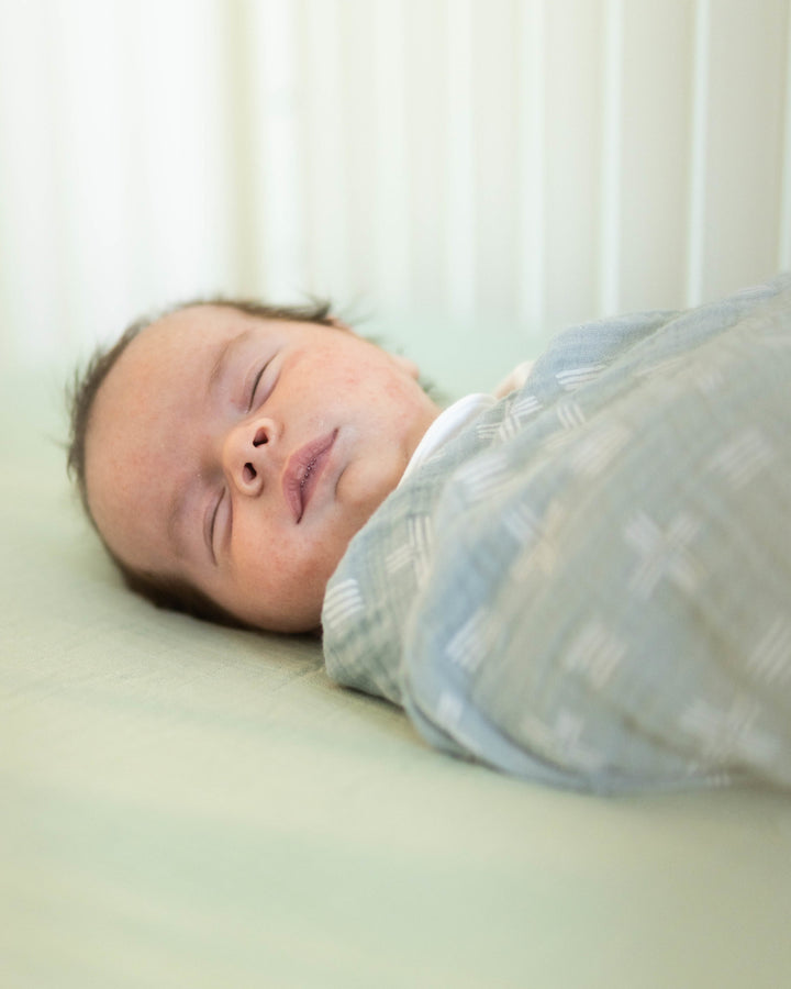 Crane Baby Kaleidoscope crib sheet