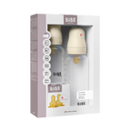 BIBS Grow & Flow Baby Bottle Set, 5oz + 9oz — Ivory