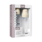 BIBS Grow & Flow Baby Bottle Set, 5oz + 9oz — Ivory
