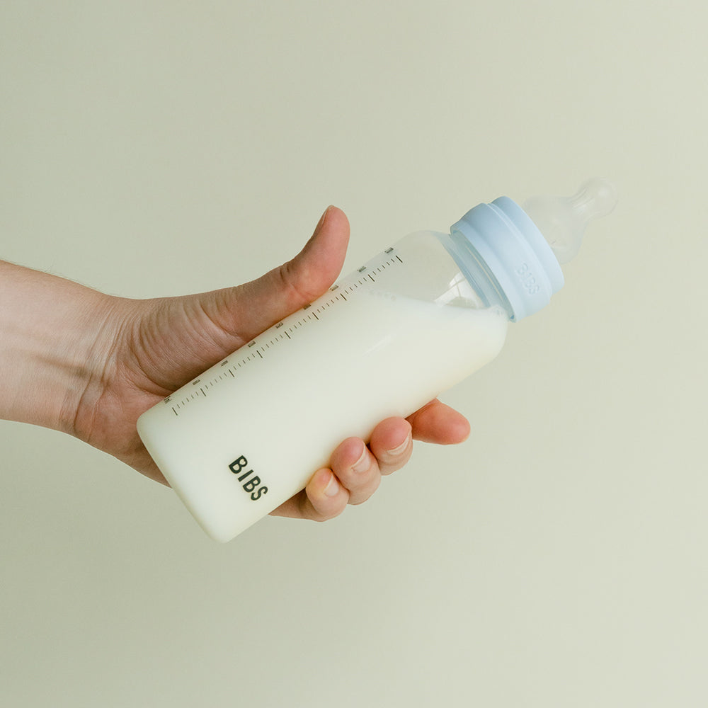 BIBS Grow & Flow Baby Bottle Set, 5oz + 9oz — Ivory