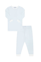 Blue Herringbone Pajamas