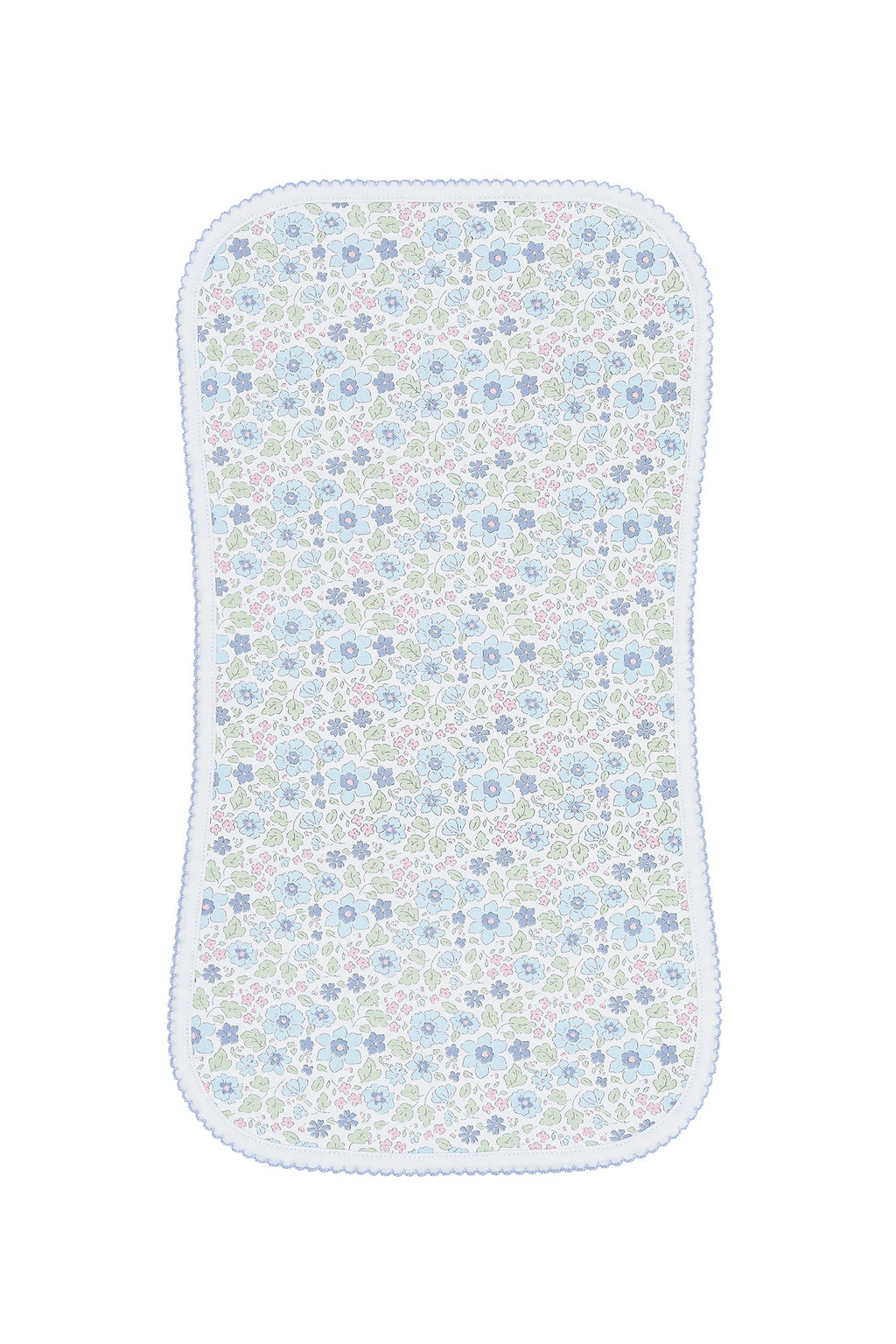 Blue Meadow Burp Cloth