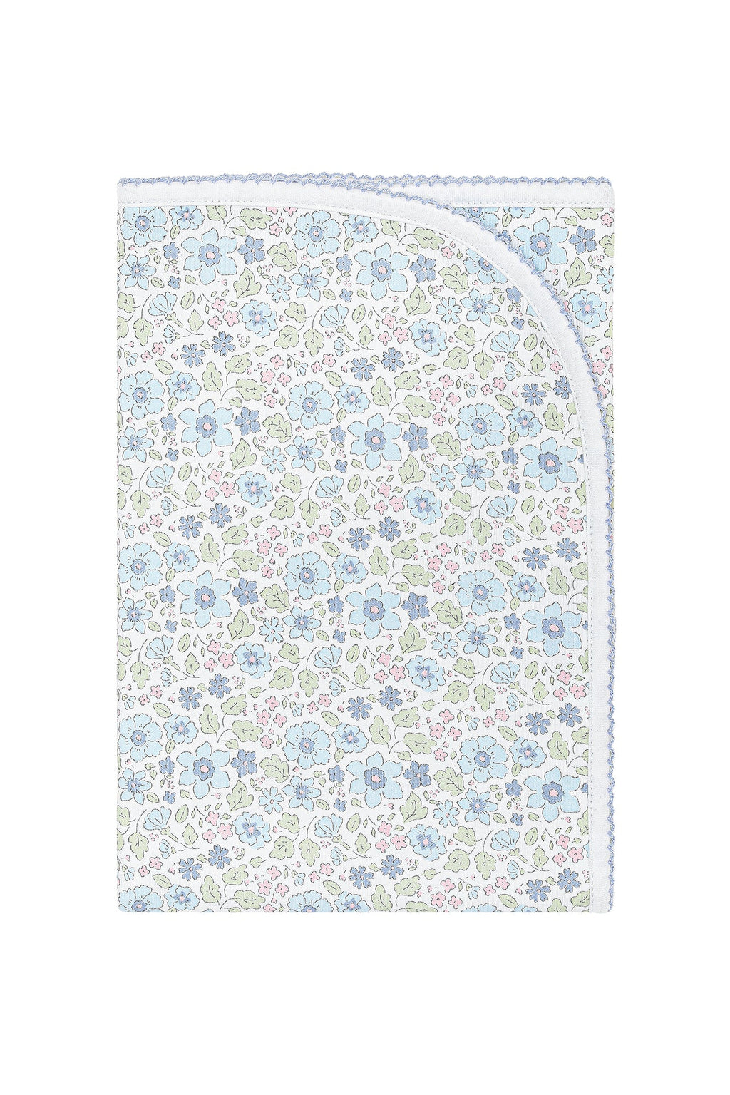 Blue Meadow Receiving Blanket
