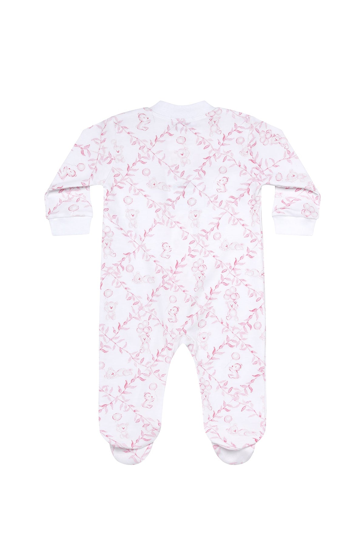 Bears Trellace Zipper Footie