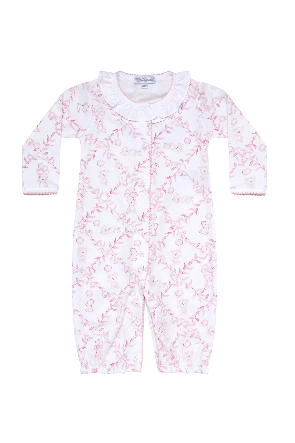 Bears Trellace Baby Converter Gown