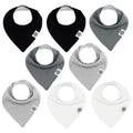 Set de 8 baberos tipo bandana Basics